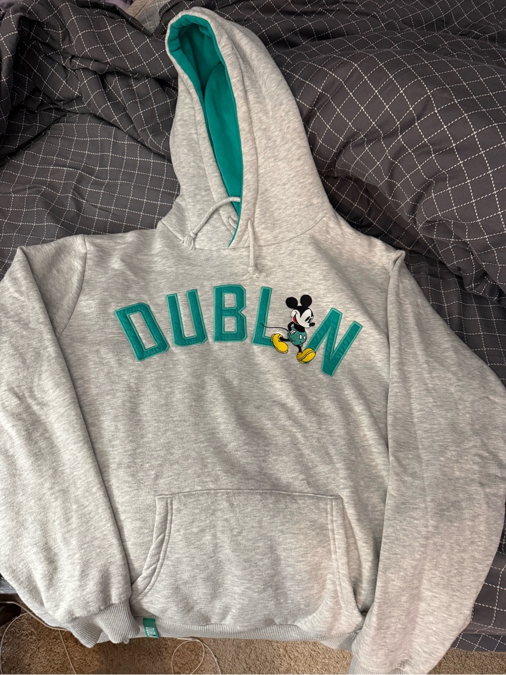Disney Ireland Dublin Mickey Mouse Hoodie Large